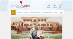 Desktop Screenshot of canadasaude.com.br